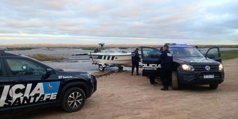Continúa la búsqueda de un kitesurfista desaparecido en el Paraje El Chaquito, Santa Fe