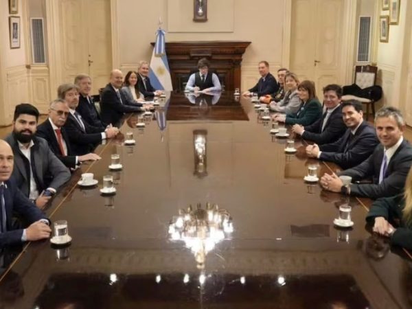 Javier Milei encabezó una reunión de Gabinete en la Casa Rosada