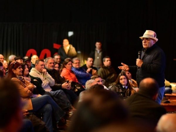 Salvador Di Stefano en la Expo Rural de San Justo advirtió sobre la pérdida de rentabilidad del campo