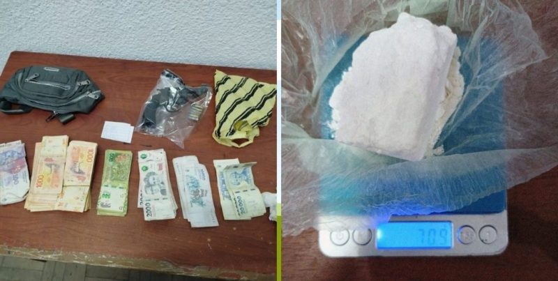 Persecución en Santa Fe: aprehendieron a cuatro con un arma, cocaína y dinero