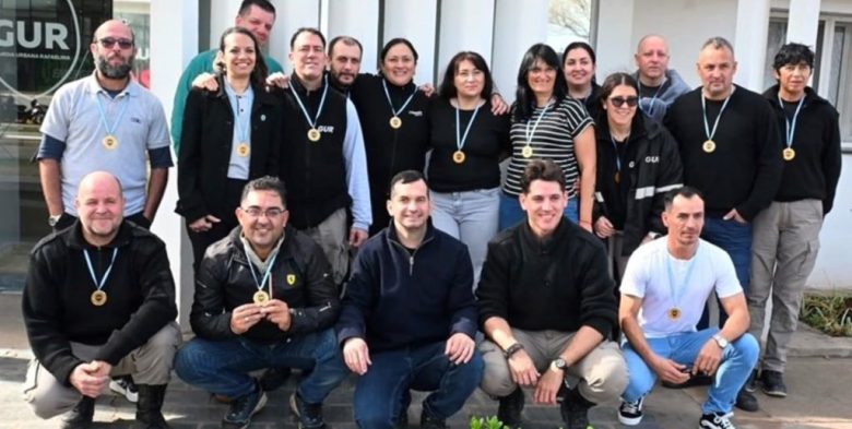 La Guardia Urbana Rafaelina conmemoró 20 años y reconoció a sus agentes fundadores