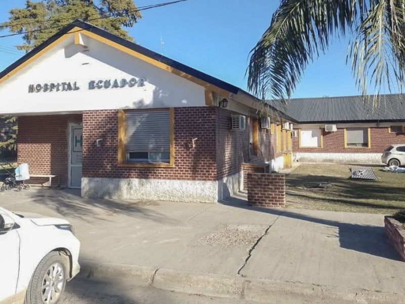 Renovaron el techo del hospital Ecuador de Alcaraz con una inversión de  millones