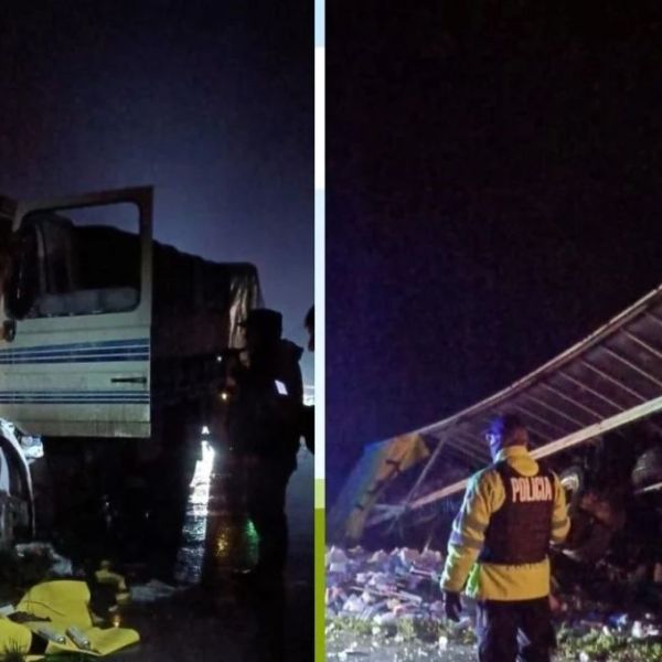 Choque entre dos camiones: corte total y operativo de emergencia en la Ruta 11