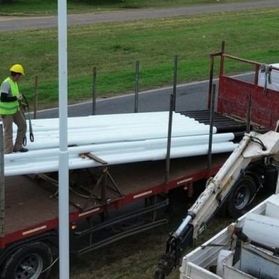 Autopista Santa Fe – Rosario: avanzan con la instalación de luminarias LED y anuncian obras para el tercer carril
