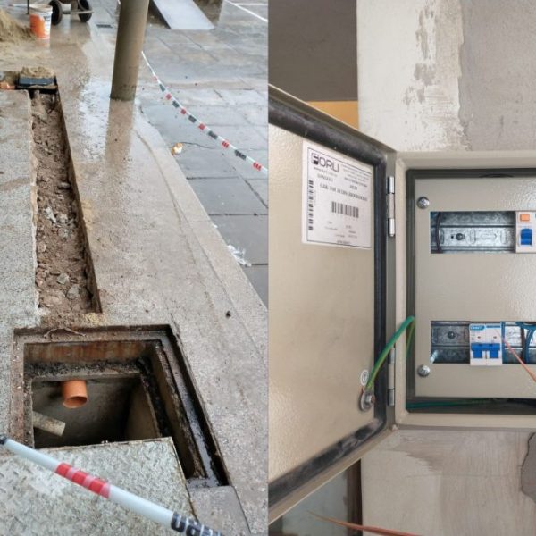 Avanzan las obras de impermeabilización e instalación eléctrica en una escuela de Victoria con una inversión de 36 millones de pesos
