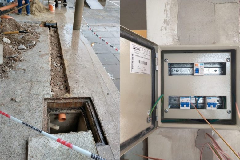 Avanzan las obras de impermeabilización e instalación eléctrica en una escuela de Victoria con una inversión de 36 millones de pesos