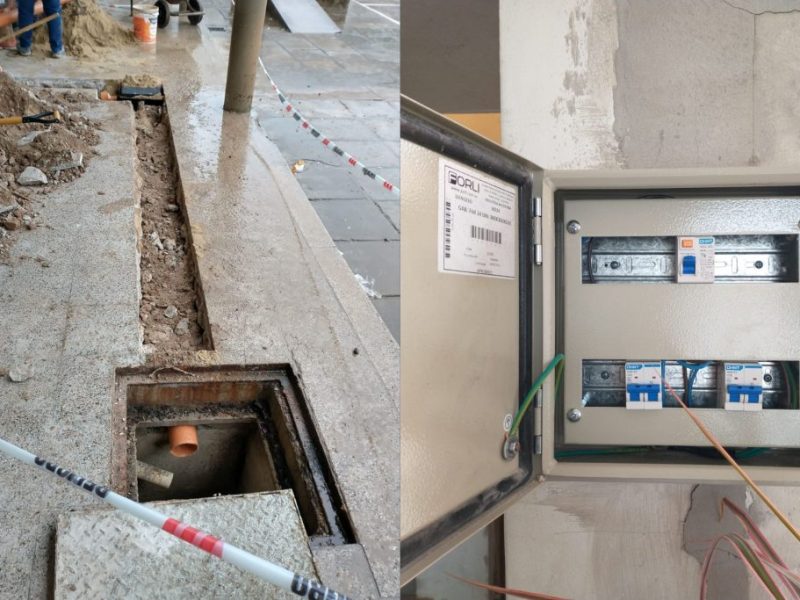 Avanzan las obras de impermeabilización e instalación eléctrica en una escuela de Victoria con una inversión de 36 millones de pesos