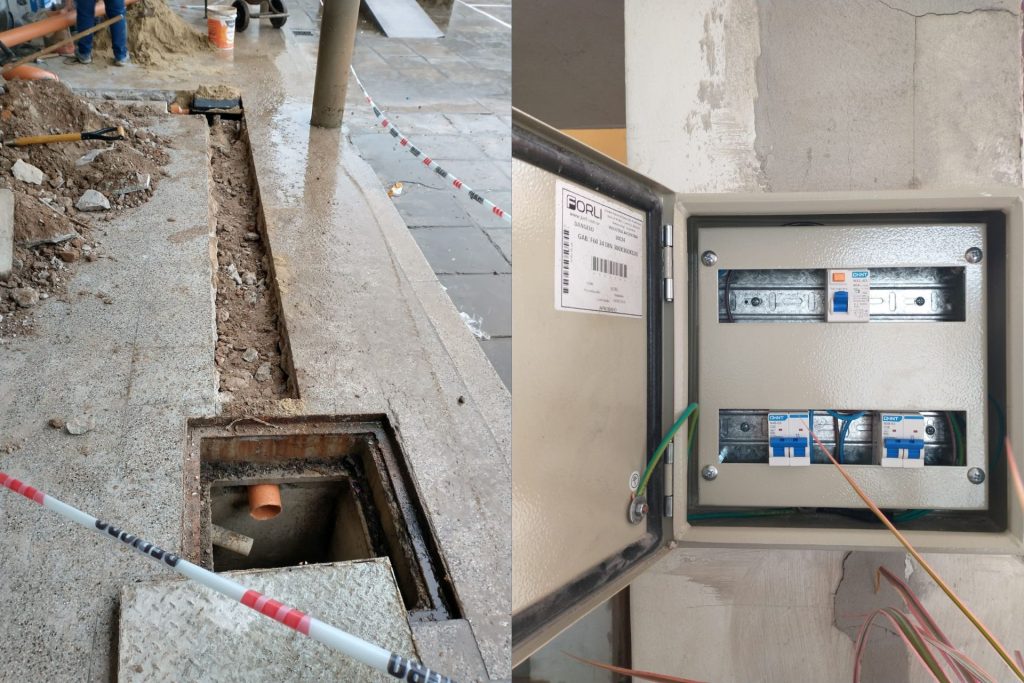 Avanzan las obras de impermeabilización e instalación eléctrica en una escuela de Victoria con una inversión de 36 millones de pesos