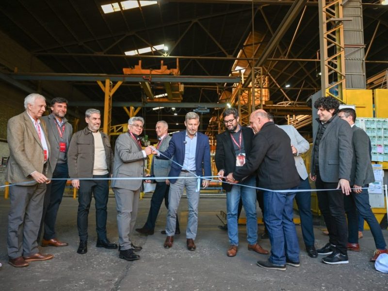 Rogelio Frigerio inauguró en Paraná la ampliación de la planta de aceros Itasa