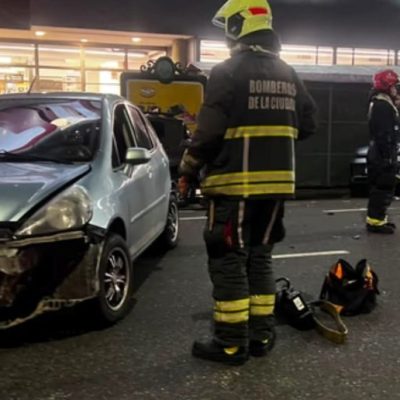Un conductor alcoholizado provocó un choque múltiple en Villa Crespo, CABA