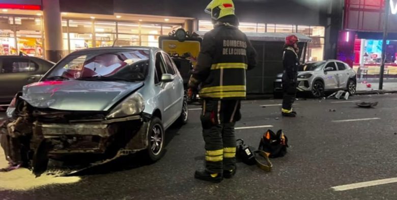 Un conductor alcoholizado provocó un choque múltiple en Villa Crespo, CABA