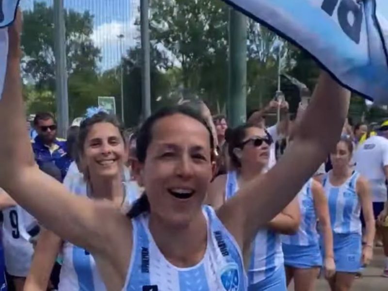 Ninfa Leiva hizo historia con Las Leonas Máster +45: campeona del mundo en Rotterdam