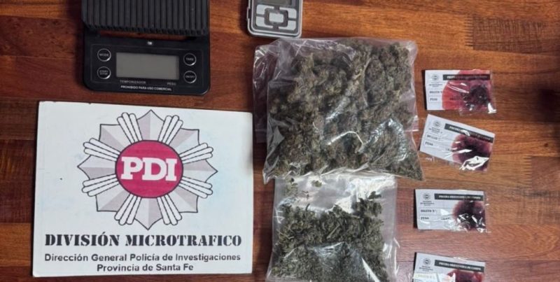 Secuestro de drogas, dinero y elementos de fraccionamiento tras un allanamiento en la ciudad de Santa Fe