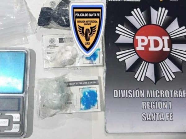 Detuvieron a un sospechoso con drogas y elementos de fraccionamiento en un operativo en barrio Roma