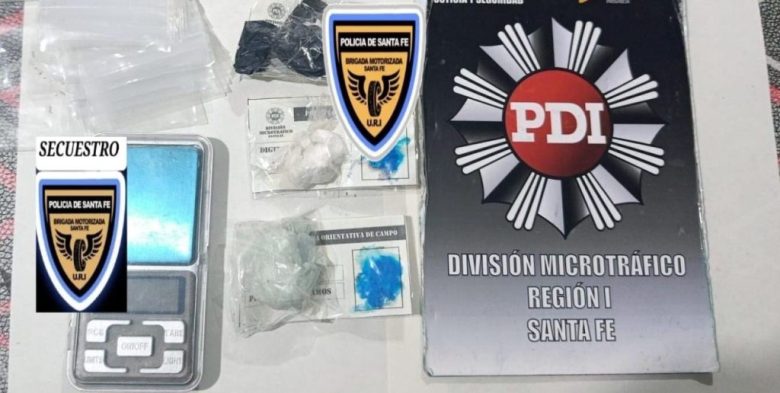 Detuvieron a un sospechoso con drogas y elementos de fraccionamiento en un operativo en barrio Roma