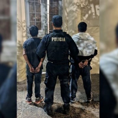 Detuvieron a dos jóvenes armados tras efectuar disparos en la madrugada en un barrio de la ciudad de Santa Fe