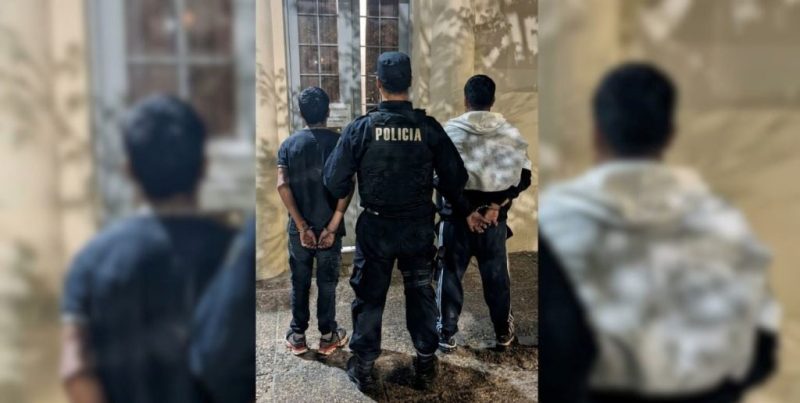 Detuvieron a dos jóvenes armados tras efectuar disparos en la madrugada en un barrio de la ciudad de Santa Fe