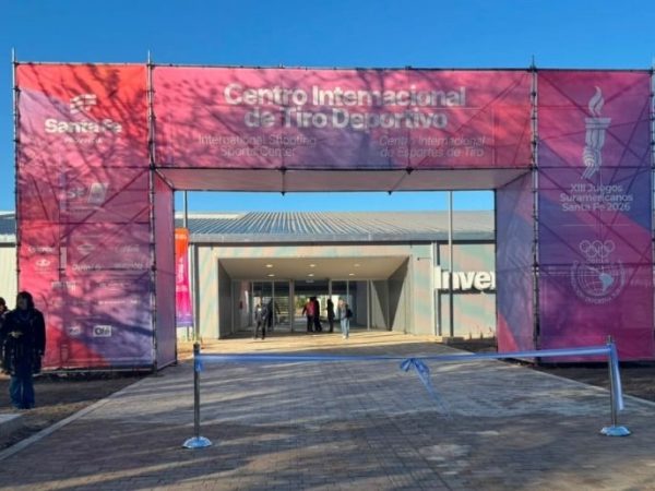 Pullaro inauguró en Recreo el Centro Internacional de Tiro Deportivo para los Juegos Suramericanos