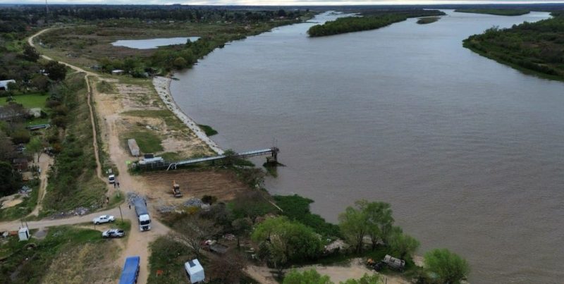Defensa de Colastiné Sur: ejecutan la etapa final en el Terraplén Garello