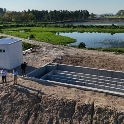 Con avance de 60 %, el gobierno provincial sigue adelante con las obras de cloacas en Avellaneda