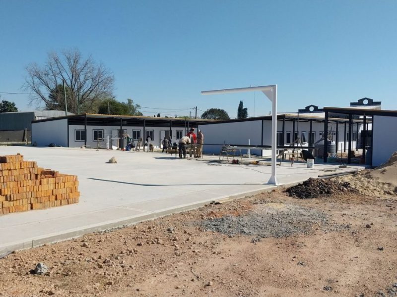 San Justo: la obra de la Escuela Técnica registra un 70 por ciento de avance