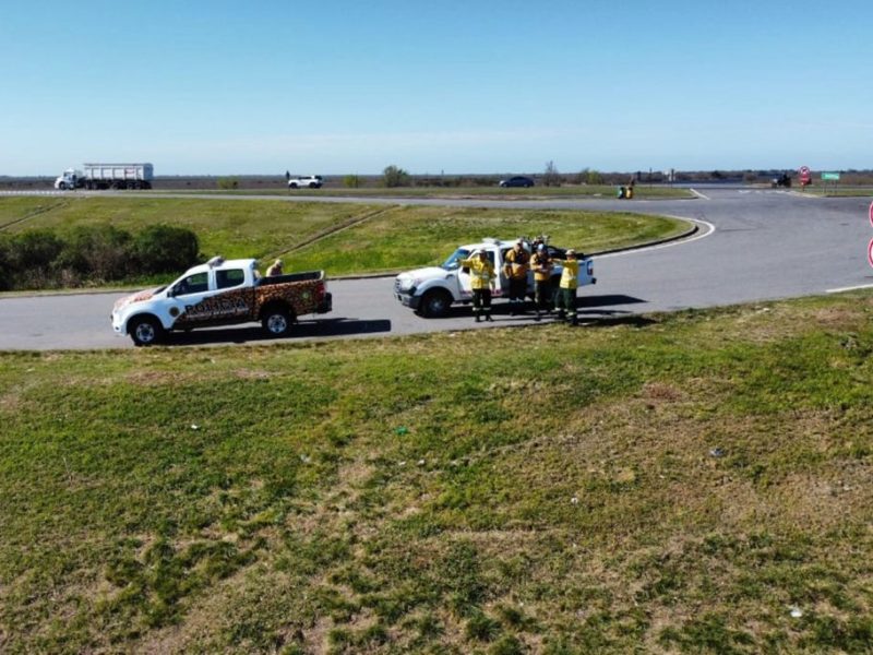 Monitoreo y patrullaje preventivo en el Delta por focos de incendio en la zona de islas