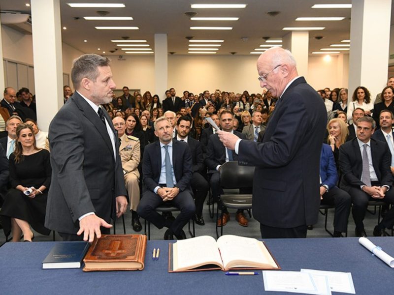 Rogelio Frigerio participó en CABA de la asunción del nuevo fiscal federal de Gualeguaychú