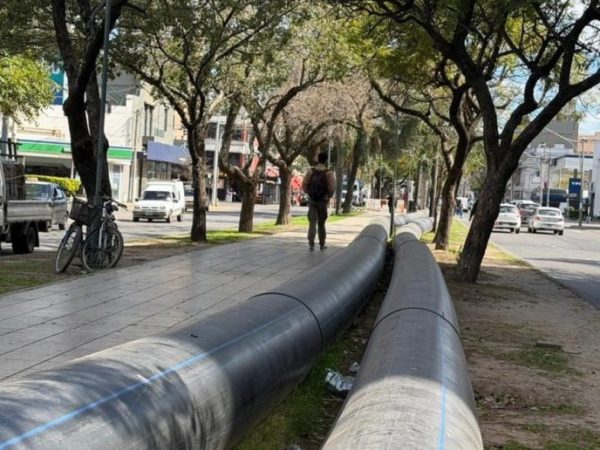 Avanza la obra de la cloaca máxima en Bulevar Gálvez para prevenir socavones en Santa Fe