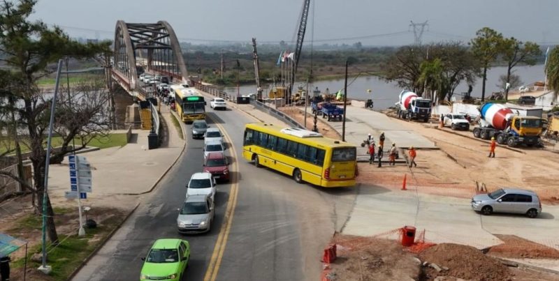 Modificaron el acceso al Puente Carretero en Santo Tomé y hay cambios para los conductores que van hacia Santa Fe