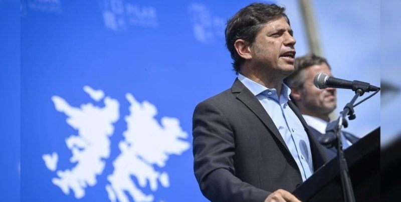 Axel Kicillof cuestionó la política exterior de Javier Milei respecto a Malvinas