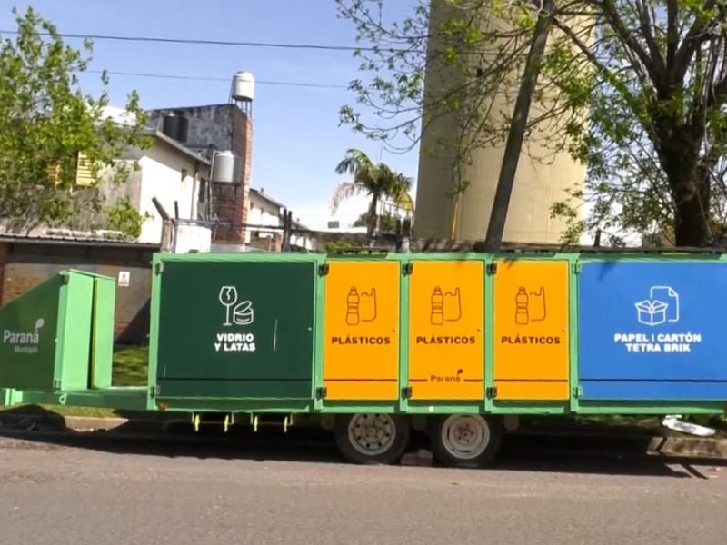 Paraná: el programa Ecovecinales profundiza las tareas de concientización y separación de residuos
