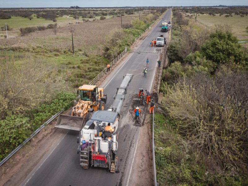 Avanza en más de un 62 por ciento la obra de mejora en seis rutas provinciales y un acceso