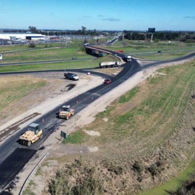 Enrico destacó el avance en la recuperación de la A012