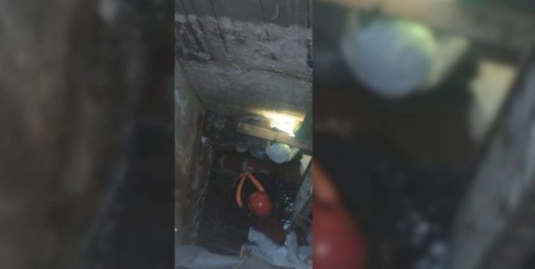 Rescatan a un hombre tras caer a un pozo de siete metros en la ciudad de Santa Fe