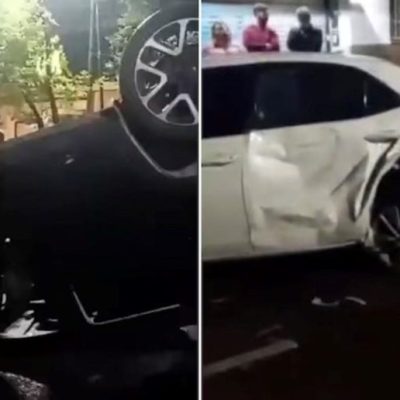 Choque múltiple entre tres autos en Caballito y Flores dejó un saldo de cinco heridos