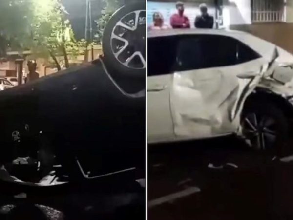 Choque múltiple entre tres autos en Caballito y Flores dejó un saldo de cinco heridos