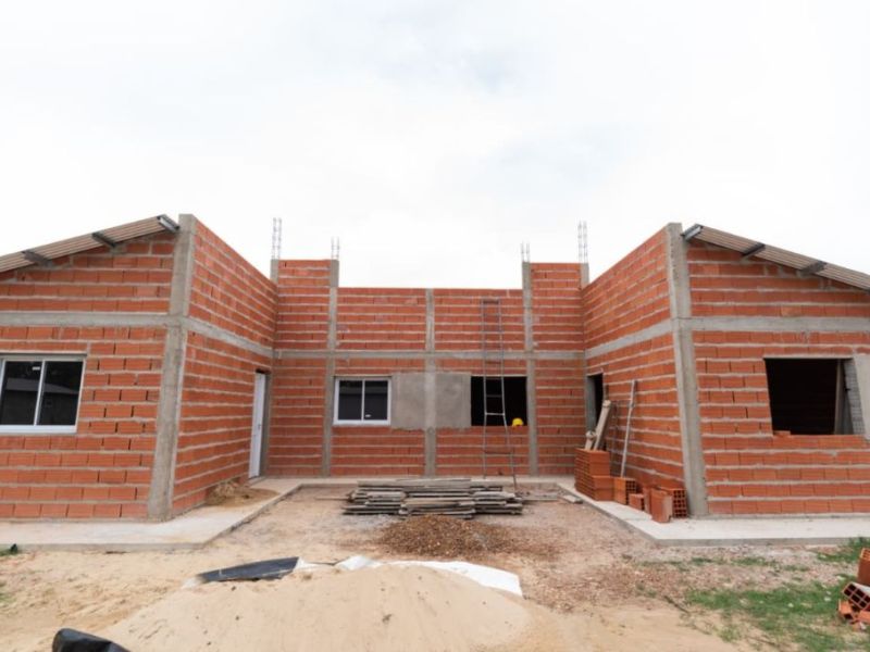 Avanza la construcción de 10 viviendas en Santa Anita en el marco del programa Ahora Tu Hogar