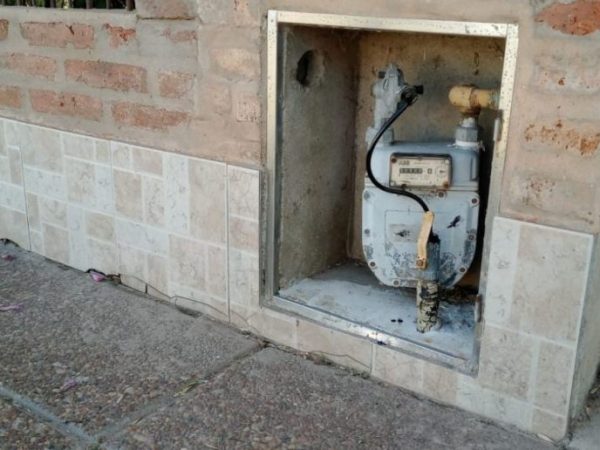 Robo de medidores en barrio Ciudadela dejó a dos cuadras sin suministro de gas