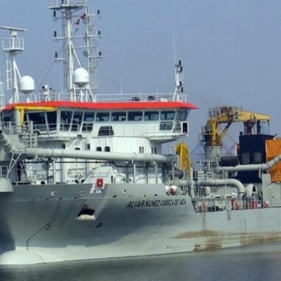 Refuerzan el dragado en la hidrovía Santa Fe para garantizar la salida de exportaciones ante el impacto de El Niño