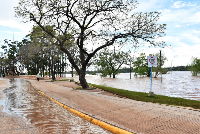Comenzó el retorno de las seis familias evacuadas en Concordia ante la bajante del río
