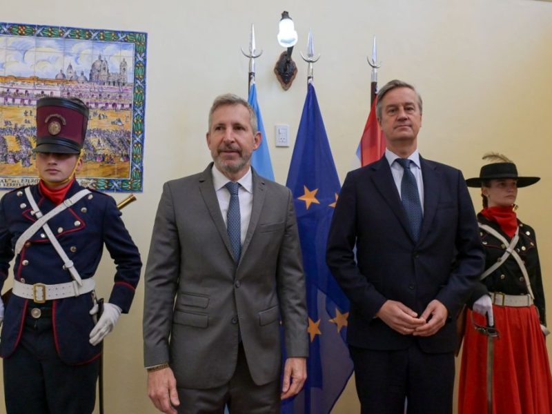El gobernador Rogelio Frigerio se reunió con el embajador de la Unión Europea para fortalecer la agenda de cooperación y comercio
