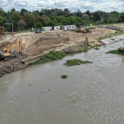 Obras en Santa Fe: el gobierno provincial acelera los trabajos en el Terraplén Garello ante la llegada de las lluvias