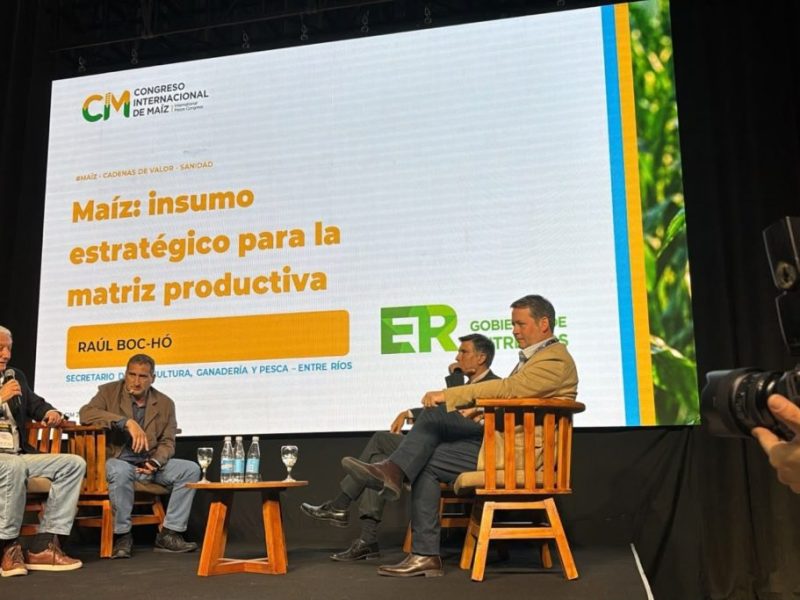 Entre Ríos participó en el Congreso Internacional de Maíz 2026 y expuso la situación del sector productivo