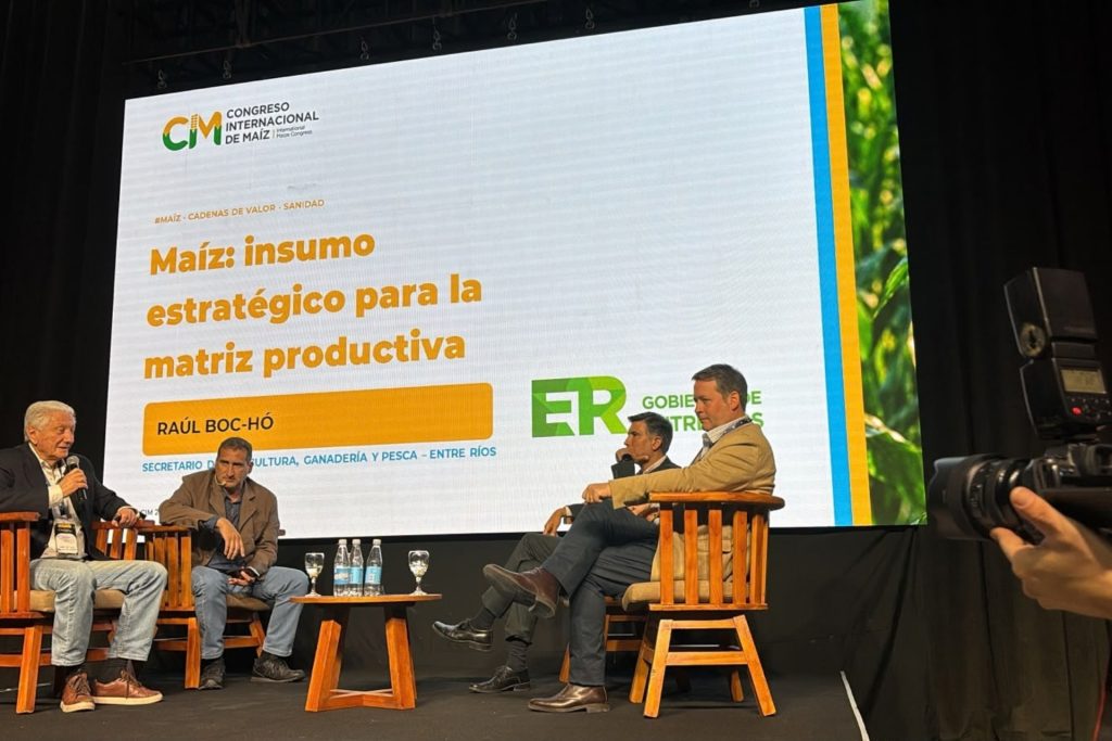 Entre Ríos participó en el Congreso Internacional de Maíz 2026 y expuso la situación del sector productivo