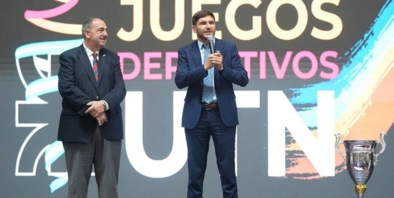 Pullaro defendió la educación pública al inaugurar los Juegos de la UTN en Santa Fe