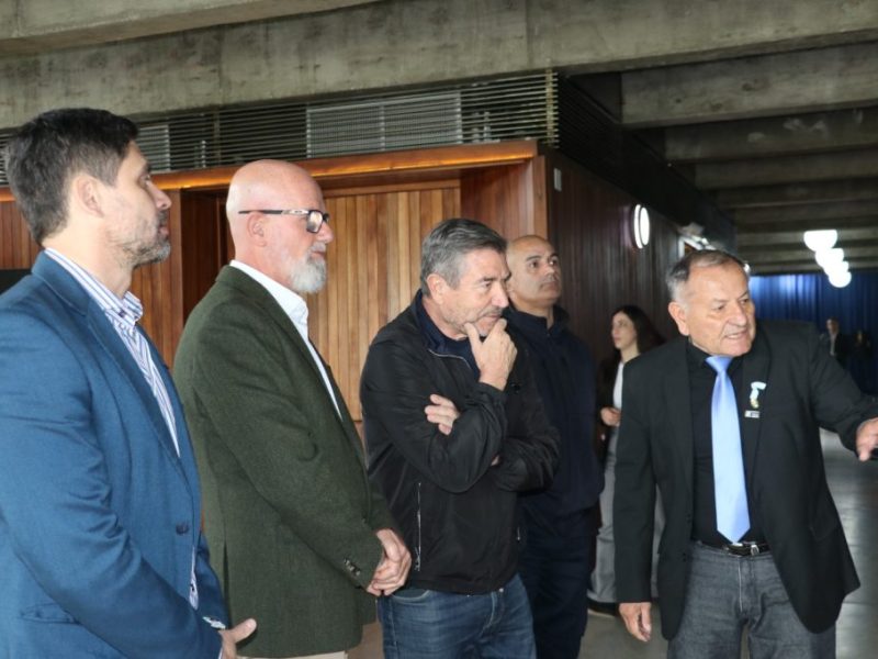 El ministro de Seguridad y Justicia visitó el Túnel Subfluvial y recorrió el nuevo sistema de monitoreo