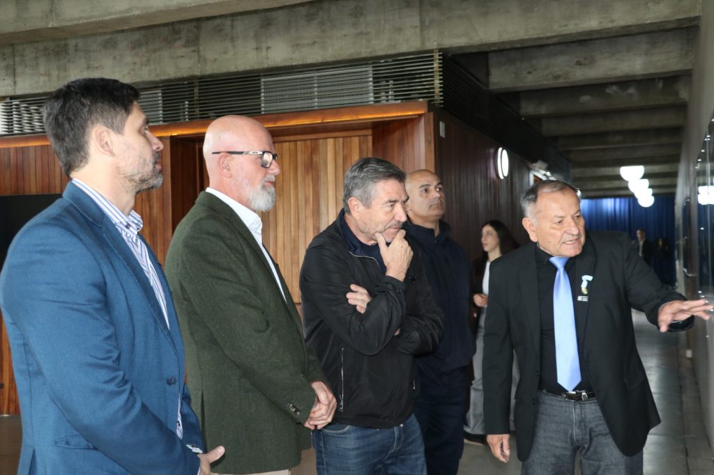El ministro de Seguridad y Justicia visitó el Túnel Subfluvial y recorrió el nuevo sistema de monitoreo